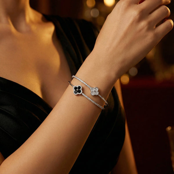 Mona Gold Bangle - alternate view