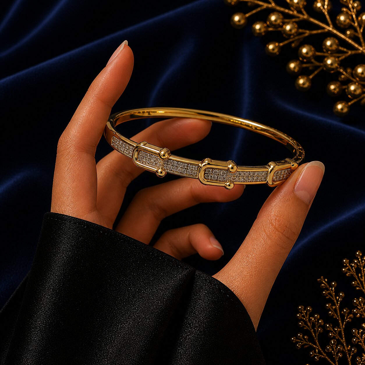 Nala Gold Bangle