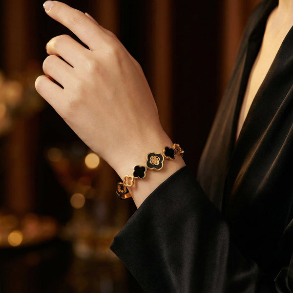 Pina Steel Bangle - alternate view