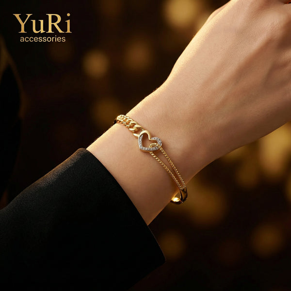 Sana Steel Bangle - alternate view