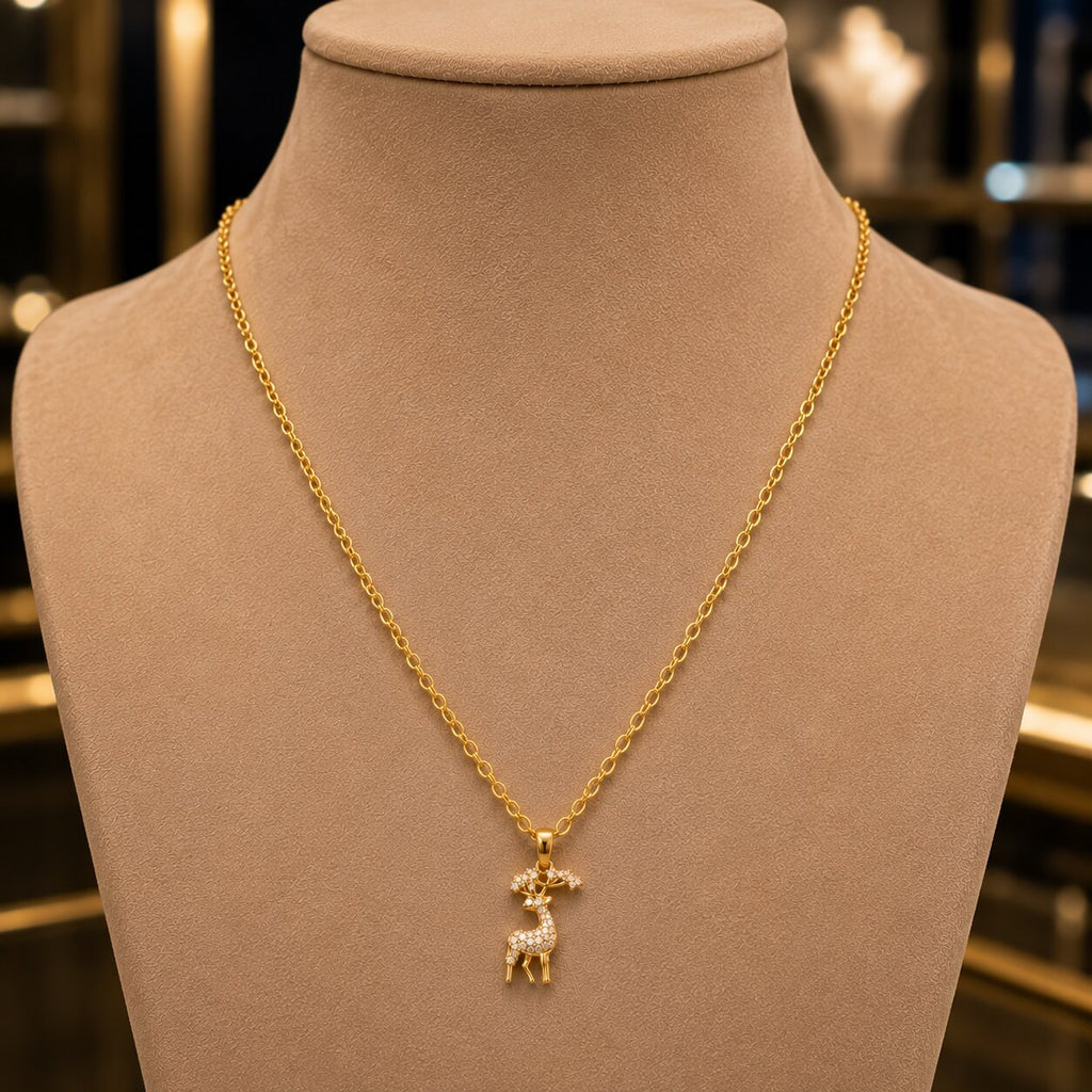 Aria Steel Necklace - Side