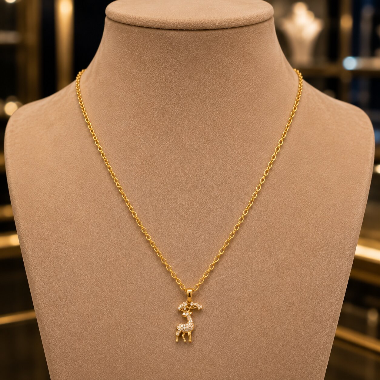 Aria Steel Necklace - Side