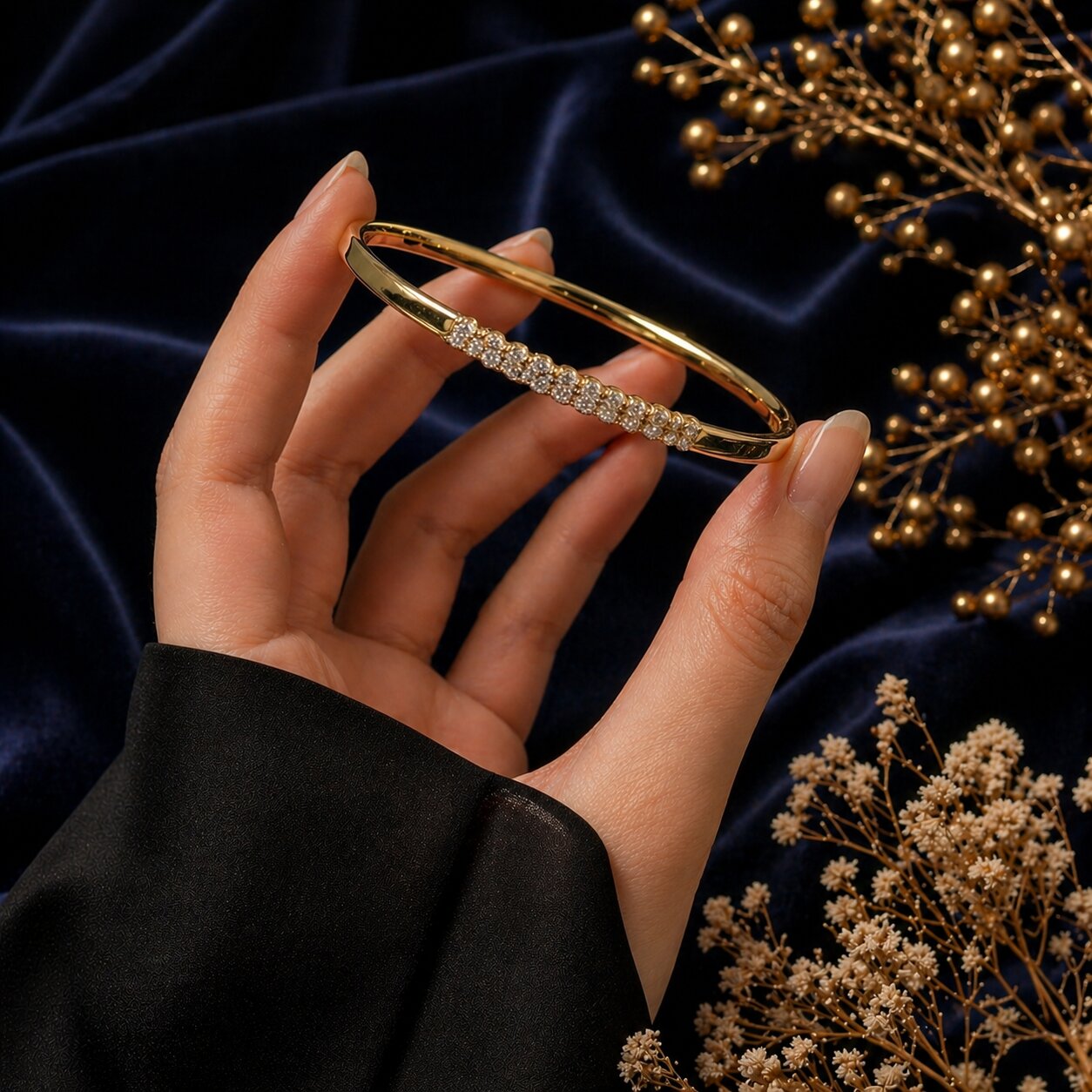 Ayla Gold Bangle