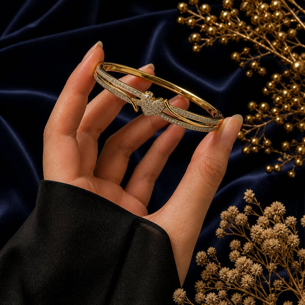 Xena Gold Bangle