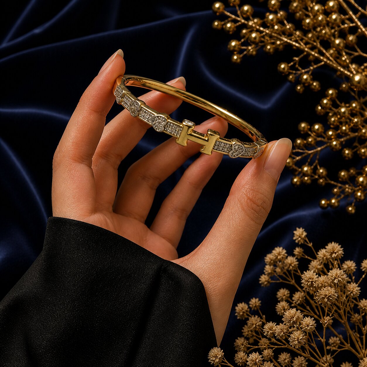 Yara Gold Bangle