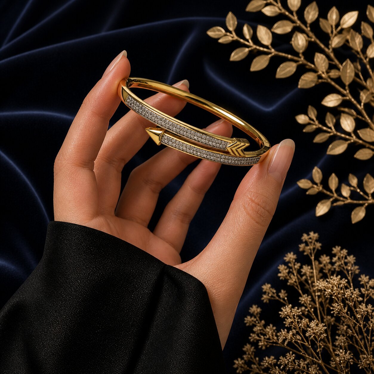 Zina Gold Bangle