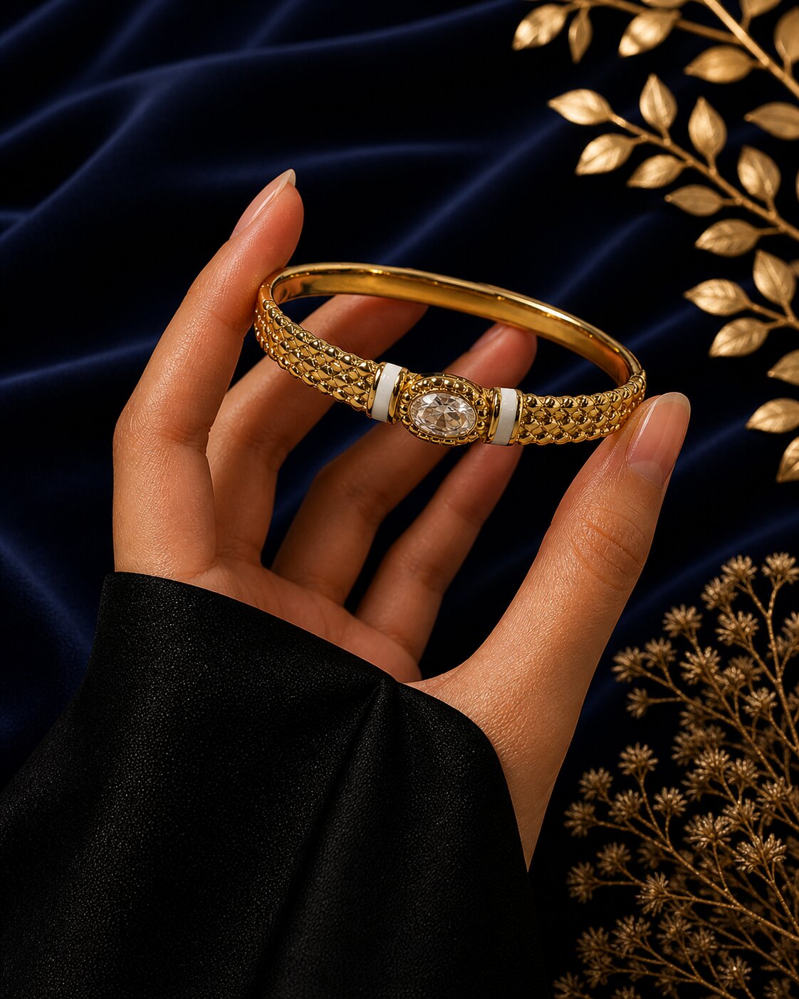 Cora Steel Bangle