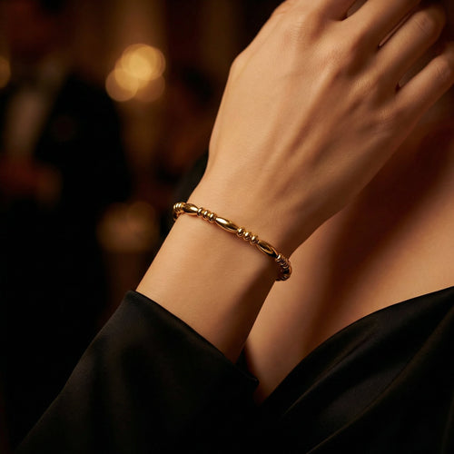 Bree Steel Bangle Detail