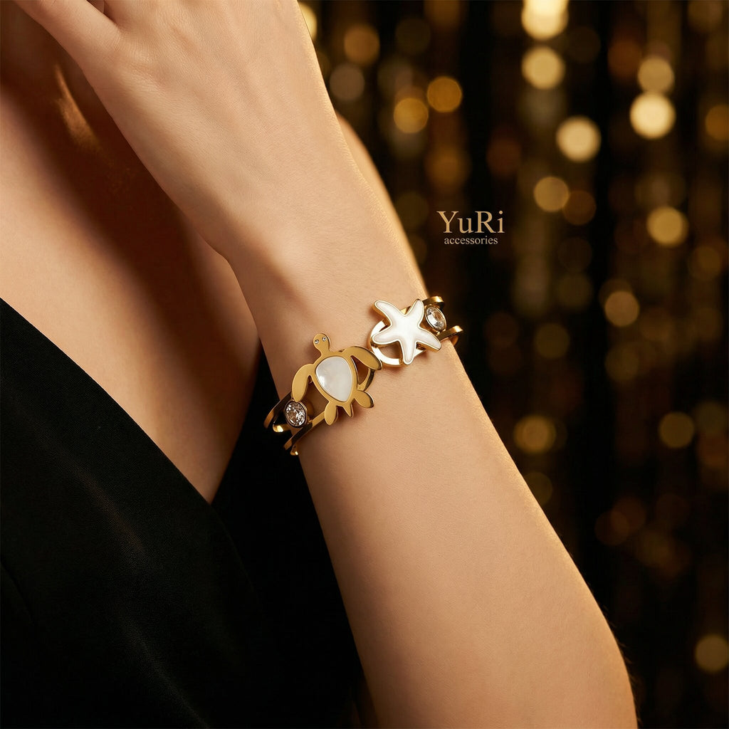 Elia Steel Bangle Detail