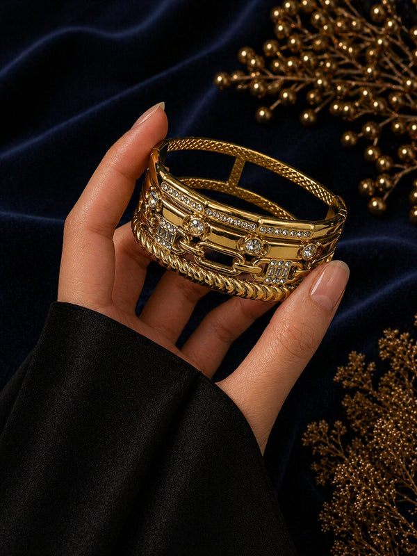 Heva Gold Bangle