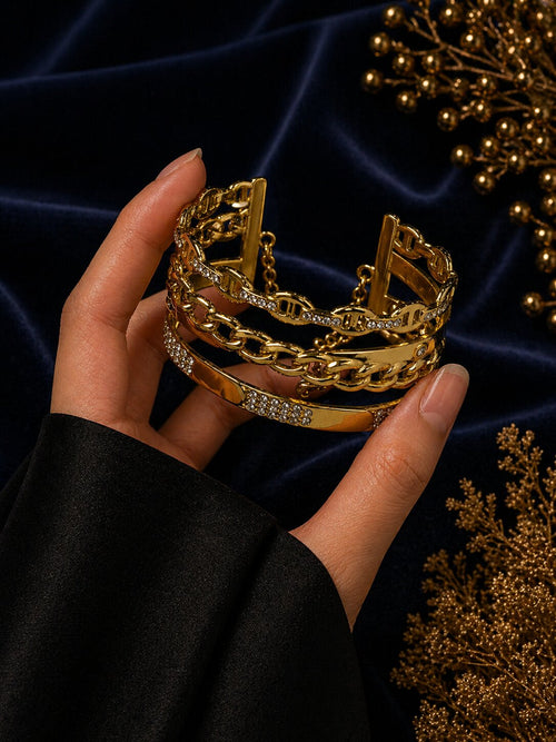 Inas Gold Bangle