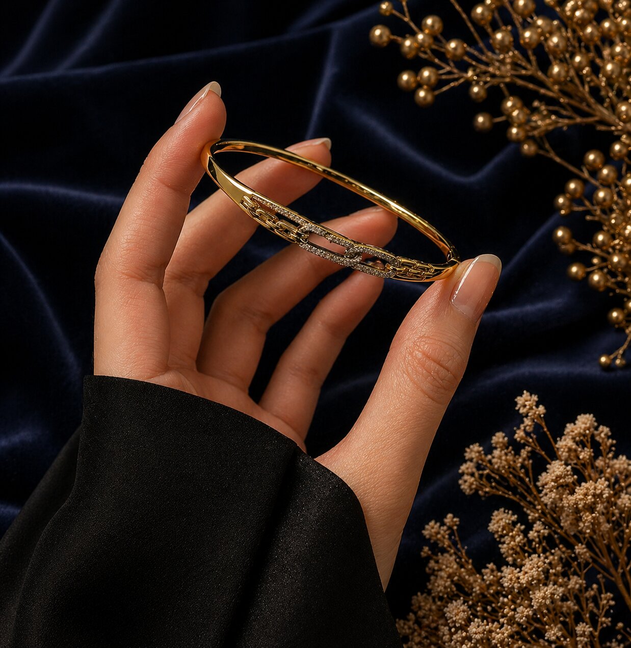 Cara Gold Bangle