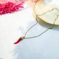 Red Pepper Amulet Necklace