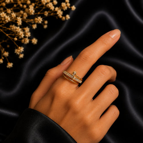 Barre Crystal Ring