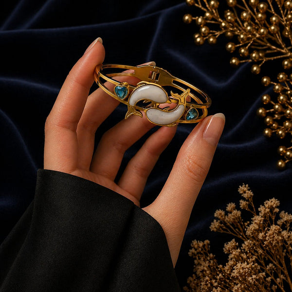 Elsa Steel Bangle
