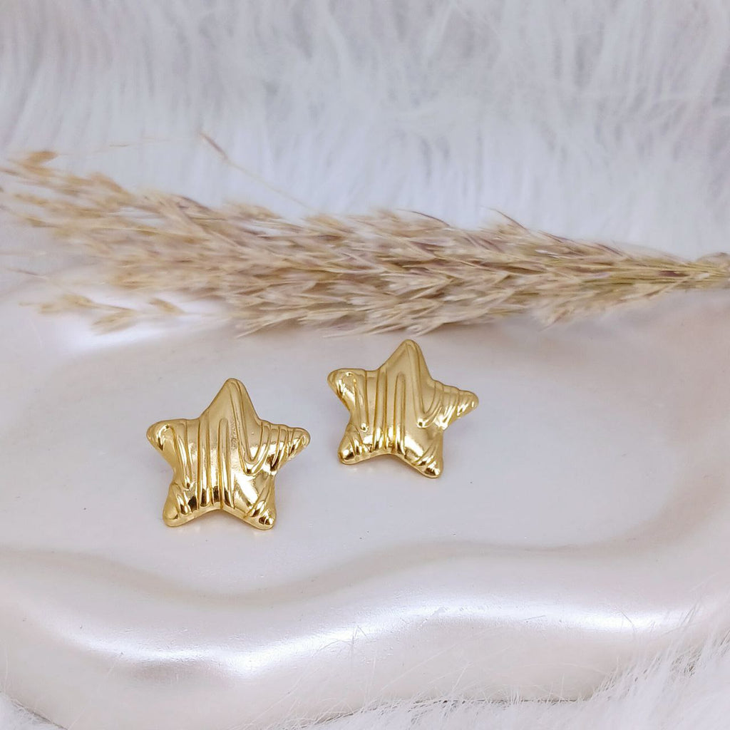 Stellar Wave Stud Earrings