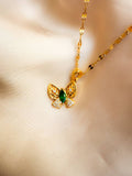 Emerald Butterfly Necklace
