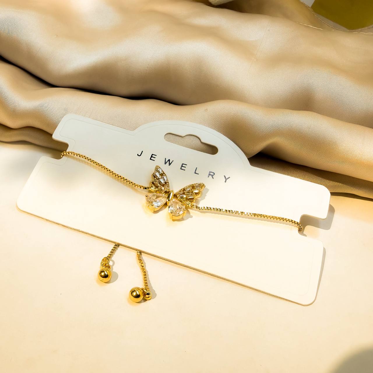 Crystal Butterfly Bracelet