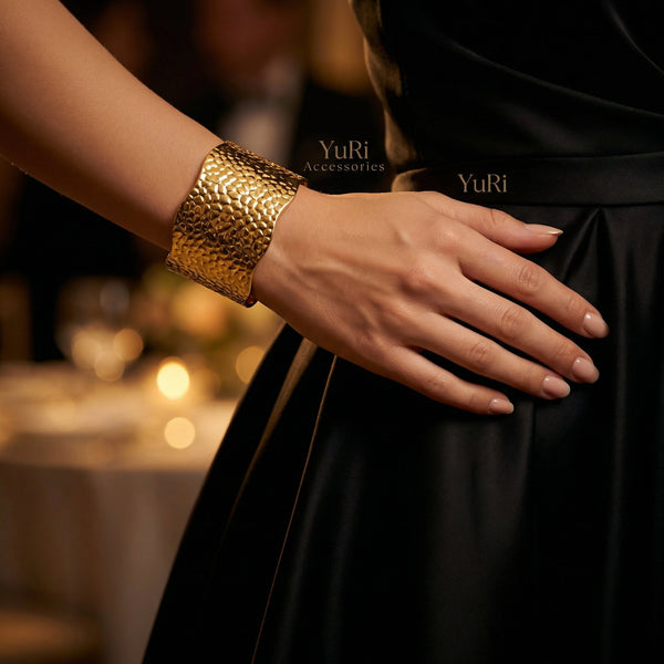 Fiona Gold Bangle - alternate view