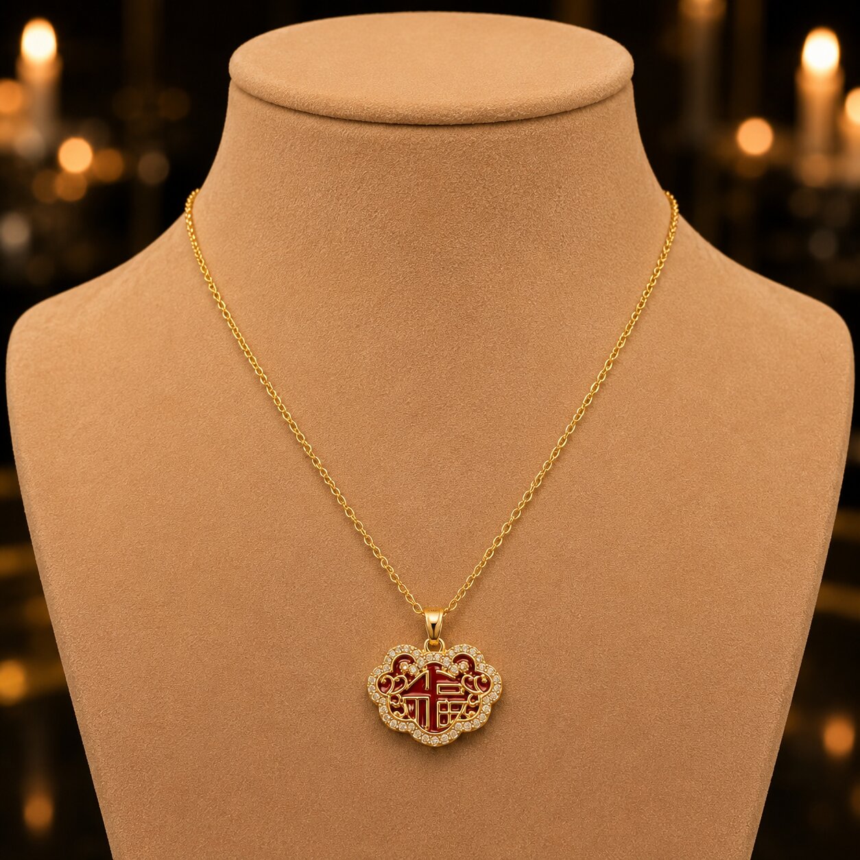Gaia Steel Necklace - Side
