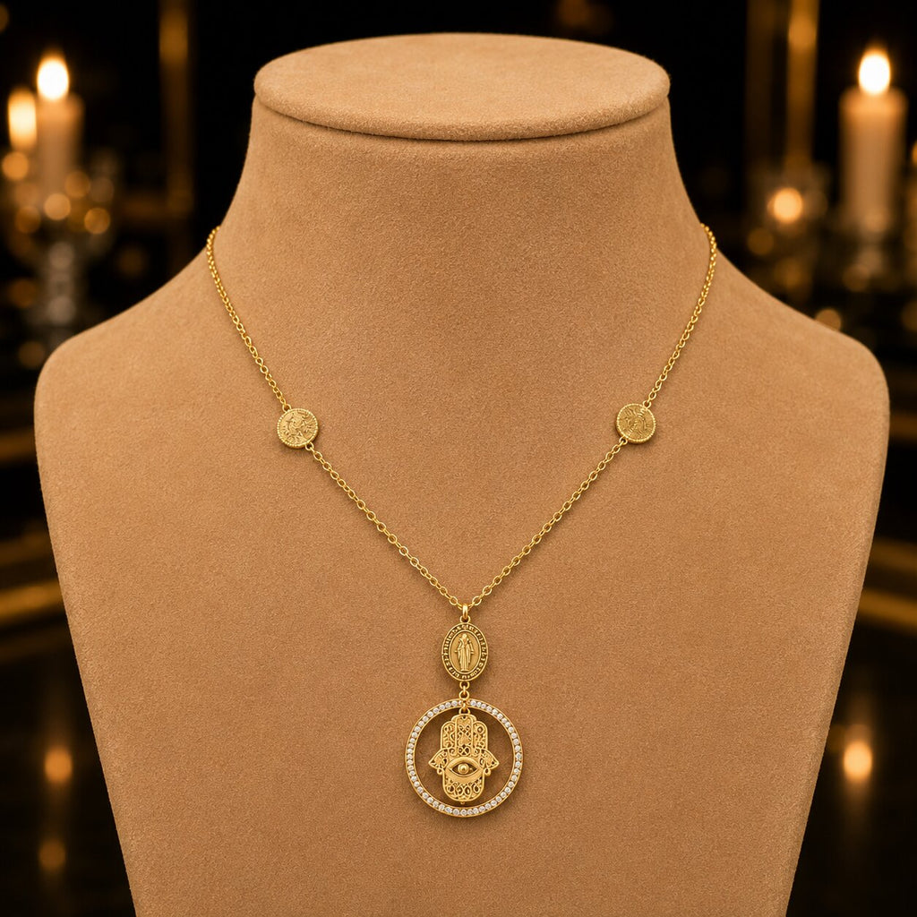 Hana Steel Necklace - Side
