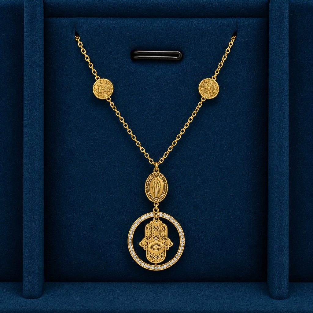 Hana Steel Necklace - Detail