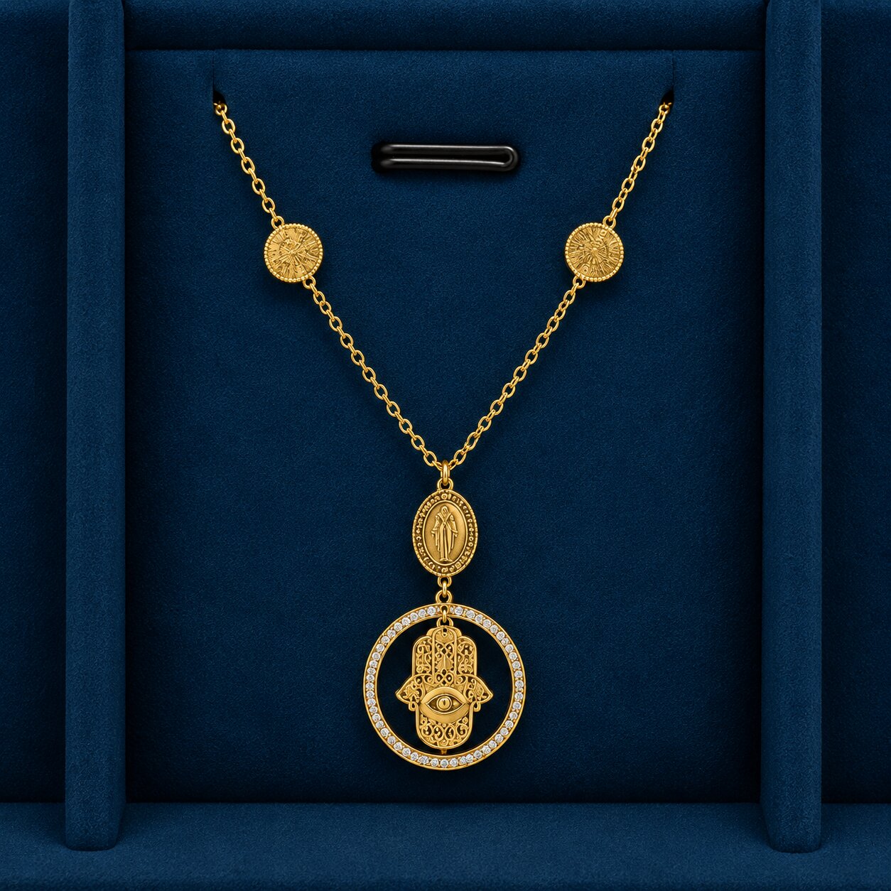Hana Steel Necklace - Detail