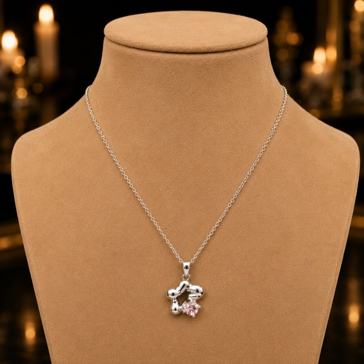 Isla Steel Necklace - Side