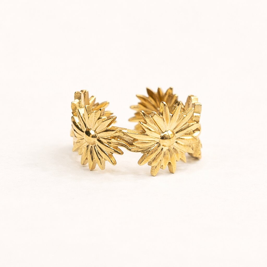 Sunburst Bloom Ring