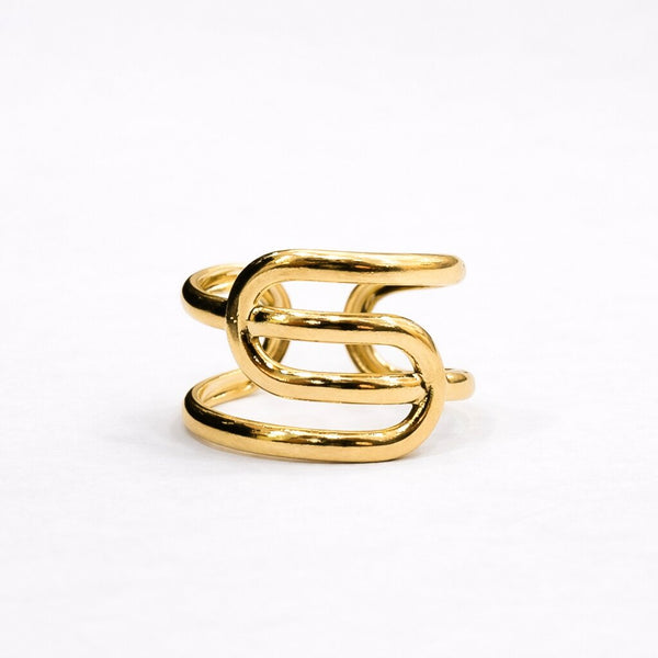 Link Curve Ring - alternate view