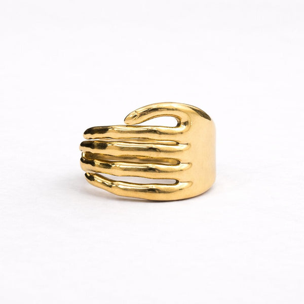 Golden Claw Ring