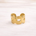 Wave Cut Ring