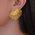 Radiant Fan Earrings