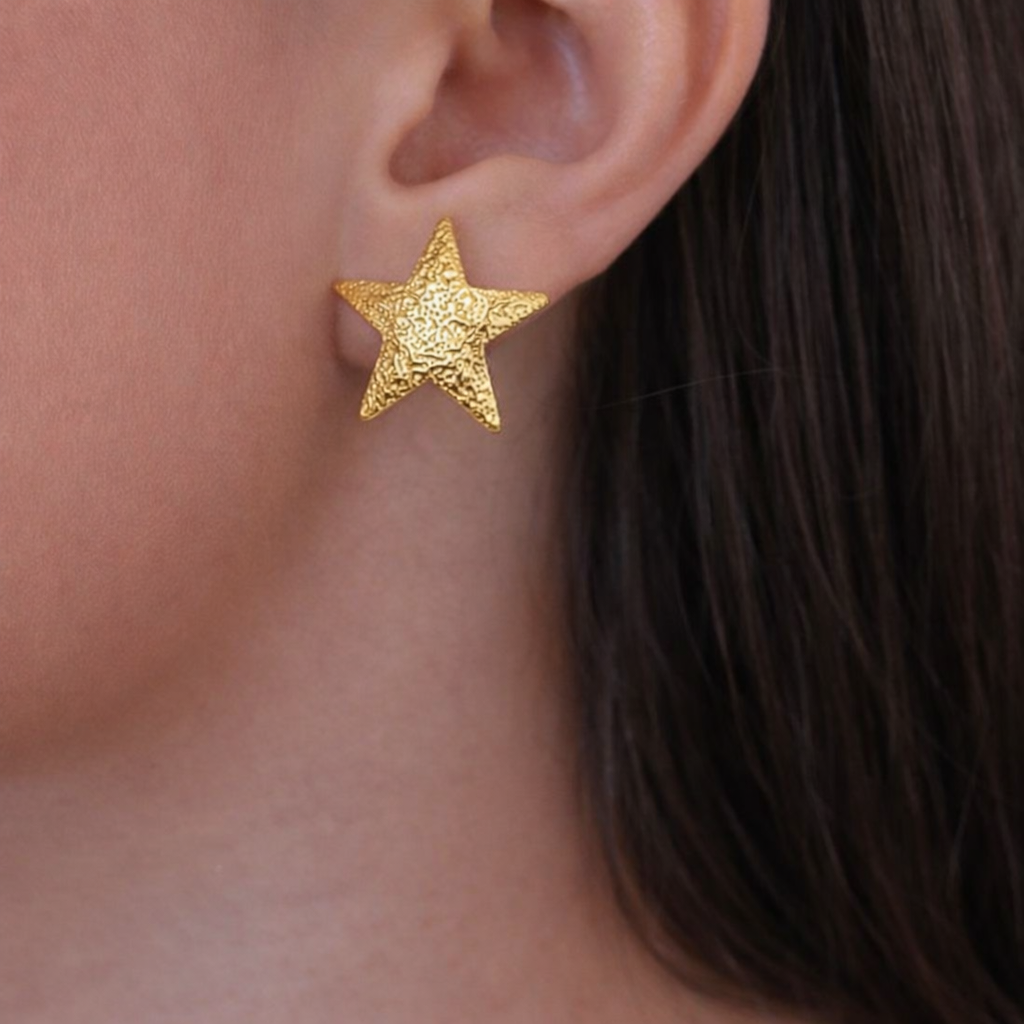 Aurora Star Stud Earrings