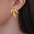 Royal Wings Stud Earrings
