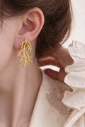 Golden Branch Earrings