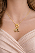 Celestial Trinity Charm Necklace