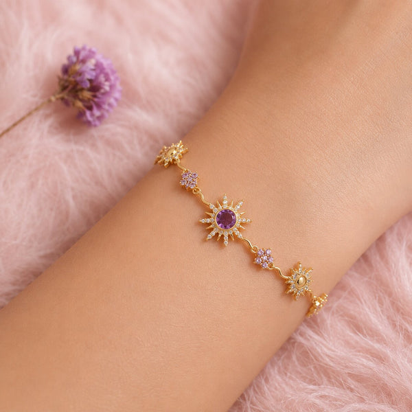Rapunzel Sunflower Bracelet - alternate view