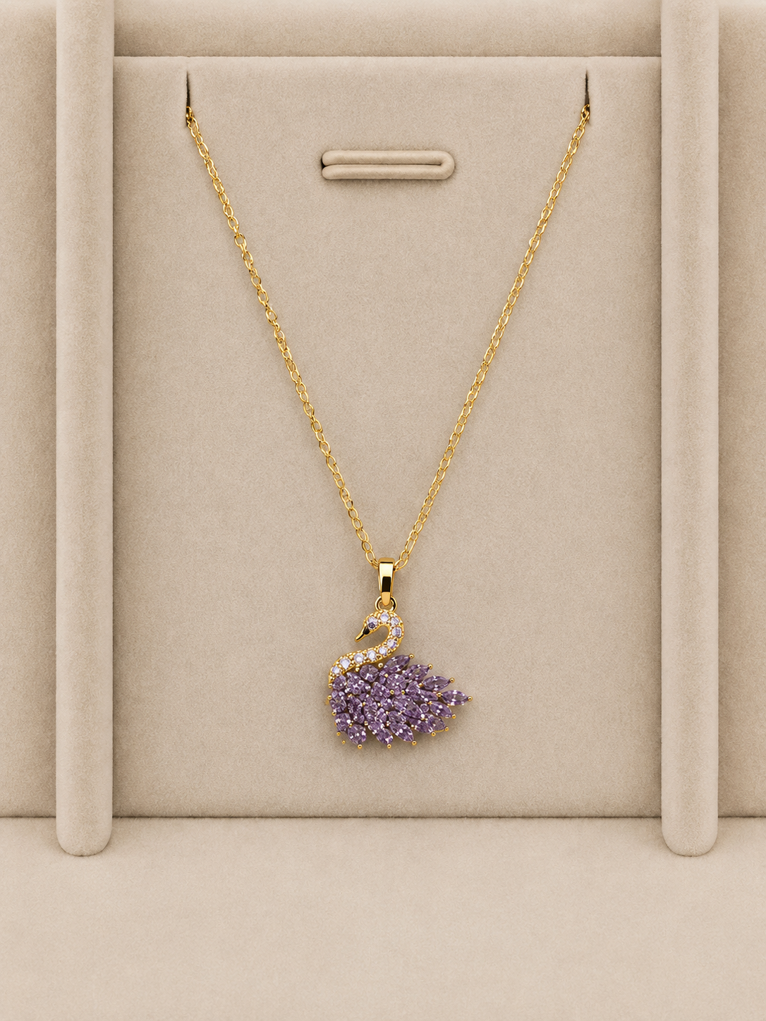 Swan Pendant Necklace
