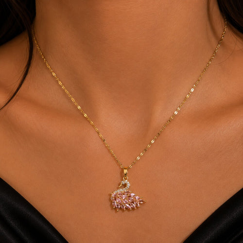 Swan Pendant Necklace