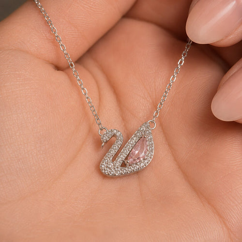 Swan Gold Necklace