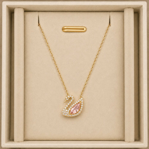 Swan Gold Necklace