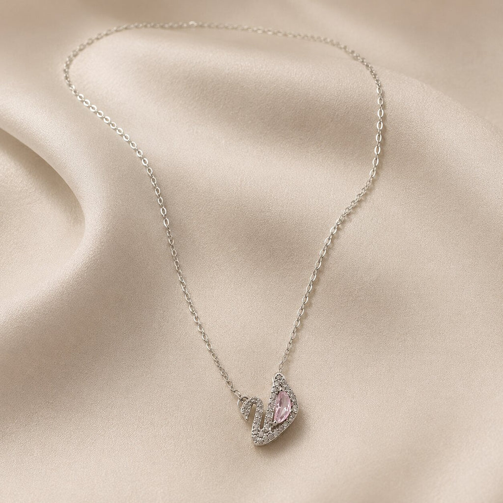 Swan Gold Necklace 3