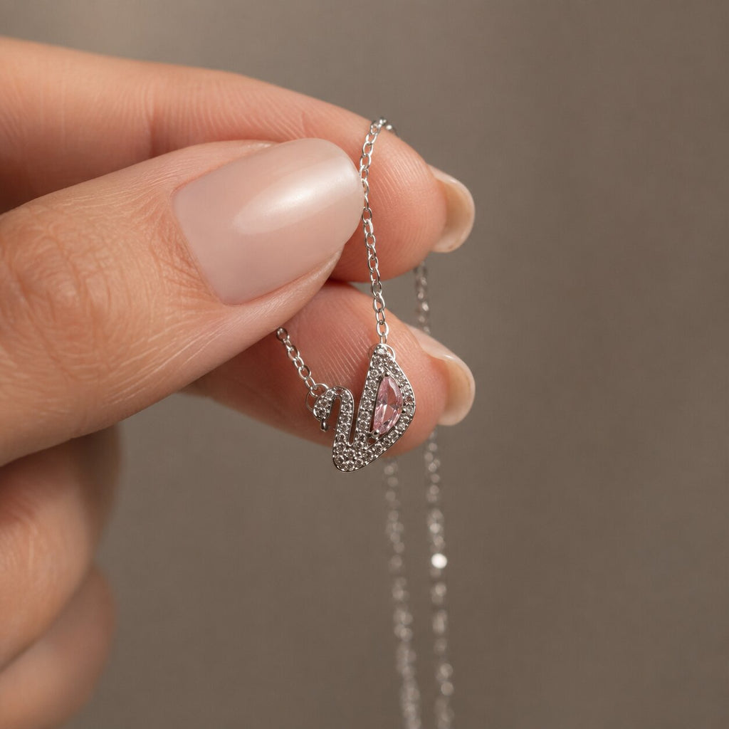 Swan Gold Necklace 5
