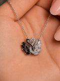 Swan B&W Necklace 4