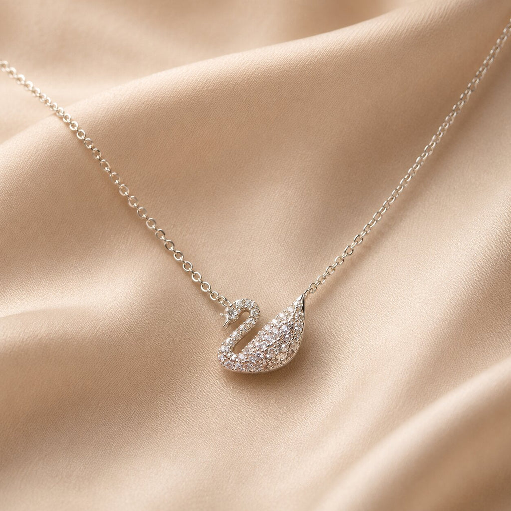 Swan Crystal Necklace 2