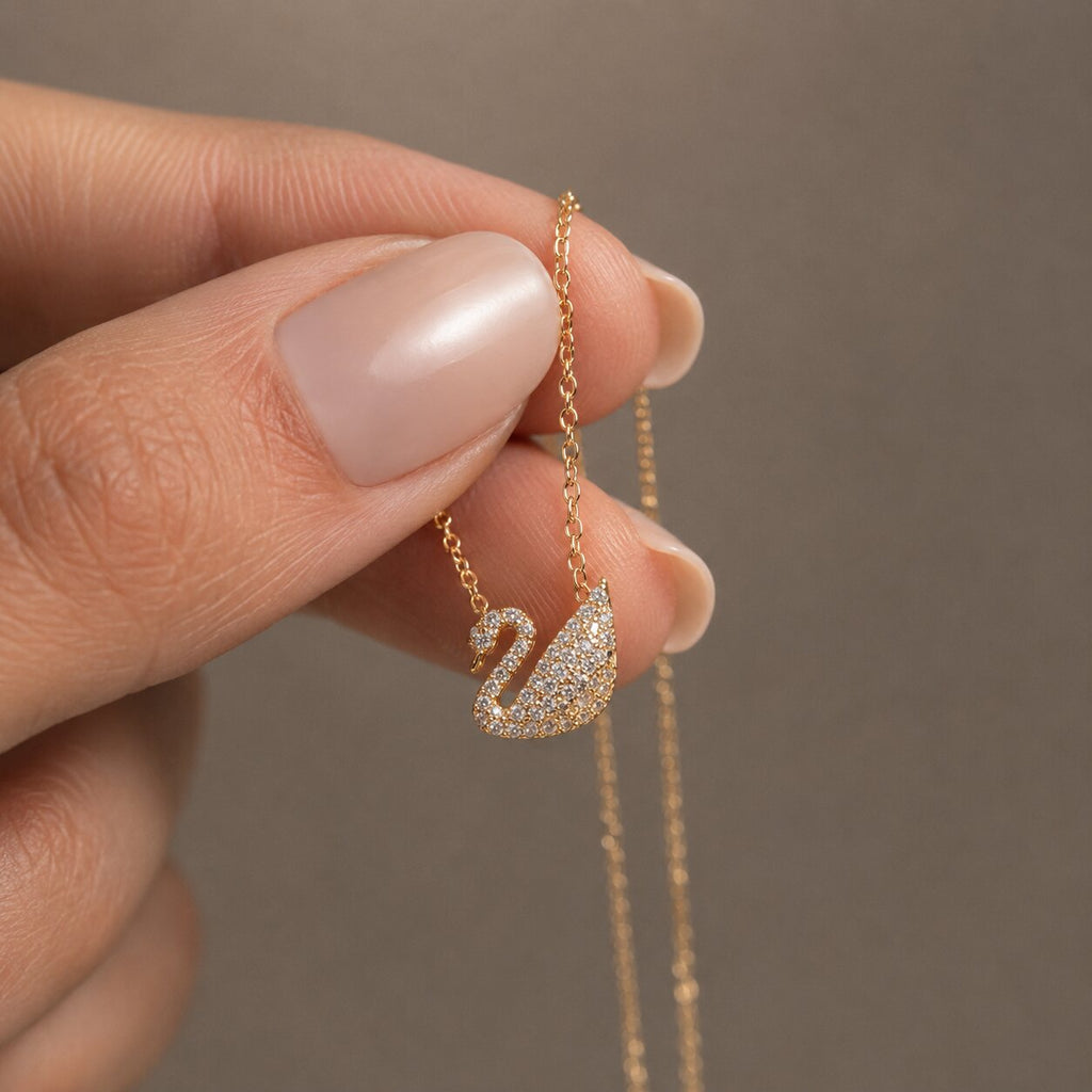 Swan Crystal Necklace 5
