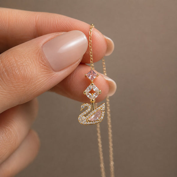 Swan Elegant Necklace - alternate view