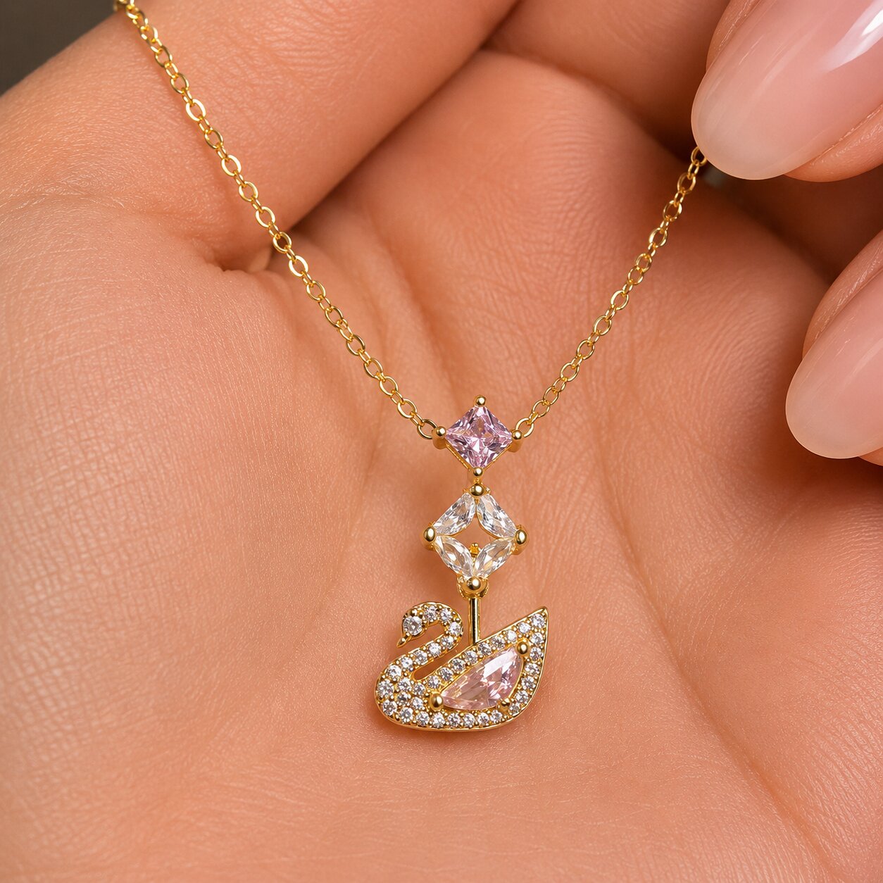 Swan Elegant Necklace 3