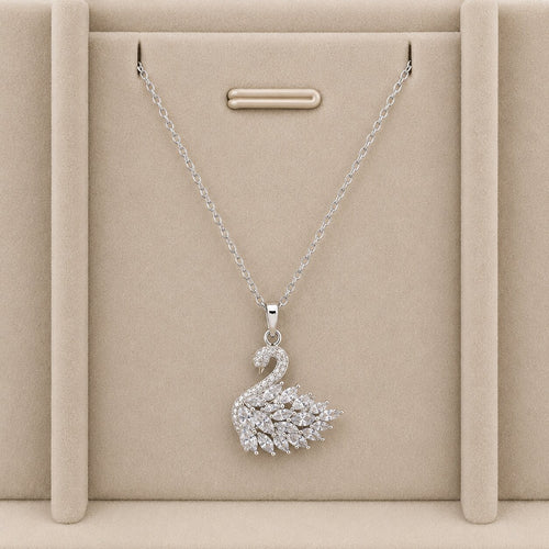 Swan Pendant Necklace